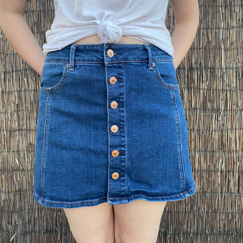 American Eagle Highrise A-Line Skirt